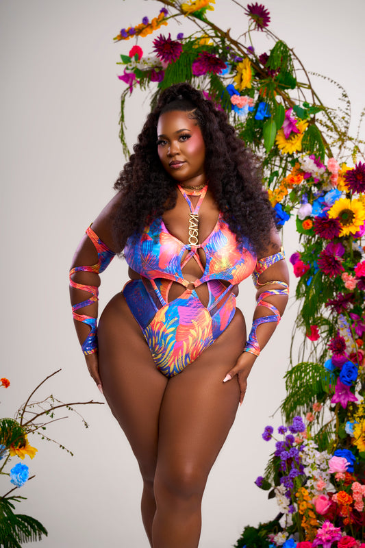 FLORA. Hibiscus Print/Monochrome