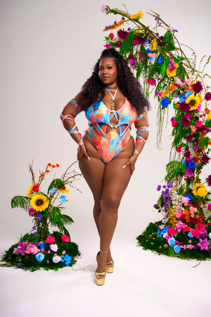 FLORA. Hibiscus Print/Monochrome