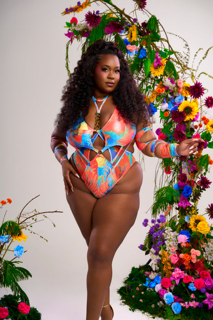 FLORA. Hibiscus Print/Monochrome