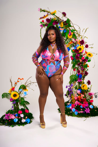 FLORA. Hibiscus Print/Monochrome