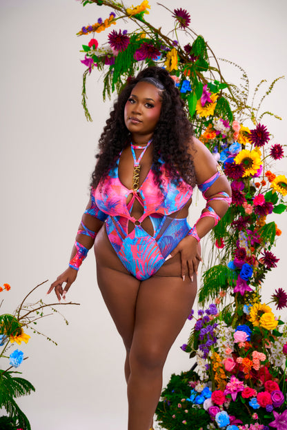 FLORA. Hibiscus Print/Monochrome