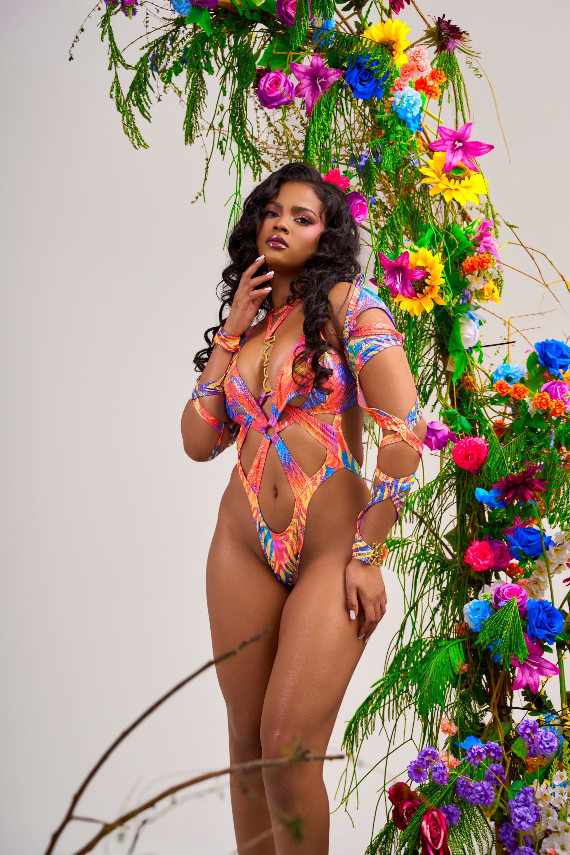 Trinidad and Tobago Carnival Monday Wear. Vibrant and colorful. Flattering Silhouette 