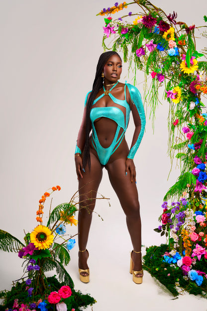 HIBISCUS. - Monochrome